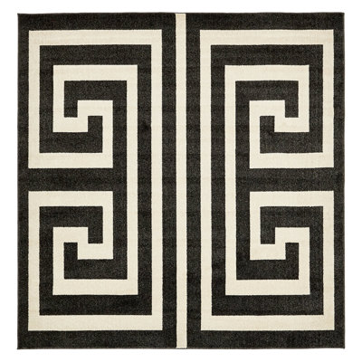 Barreto Performance Black/Beige Rug