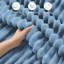 Striped Plush Lightweight Throw Blanket, Ultra Soft & Cozy for Sofa Couch Bed, Machine Washable-125310129-125310137