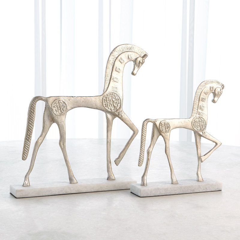 Cheval romain-Argent-Sm