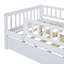 Lit de jour simple avec lit gigogne et barrière de sécurité, lit de jour-200196178-200196179