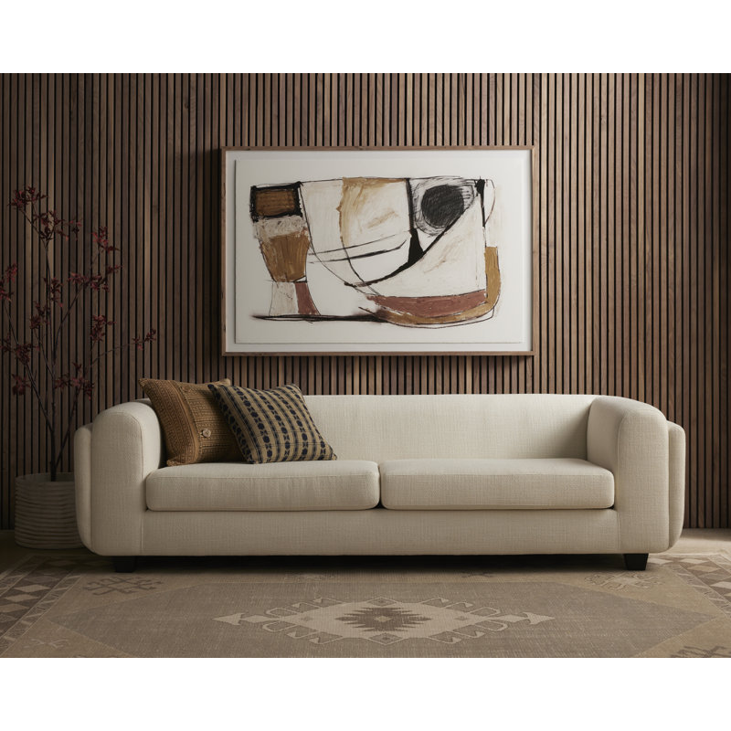 Samsa Oriental Area Rug in Beige, Rectangle 9' x 12'