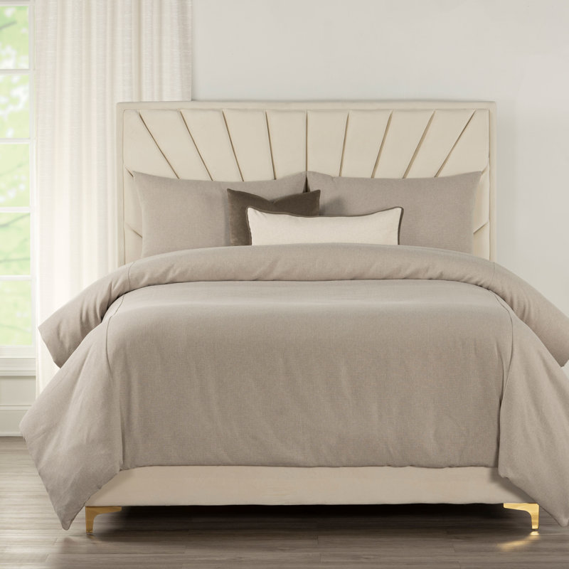 Duvet Cover & Insert, Dune, Queen Duvet Cover + 2 Shams + 2 Throw Pillows