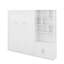 Lit escamotable double avec tablettes