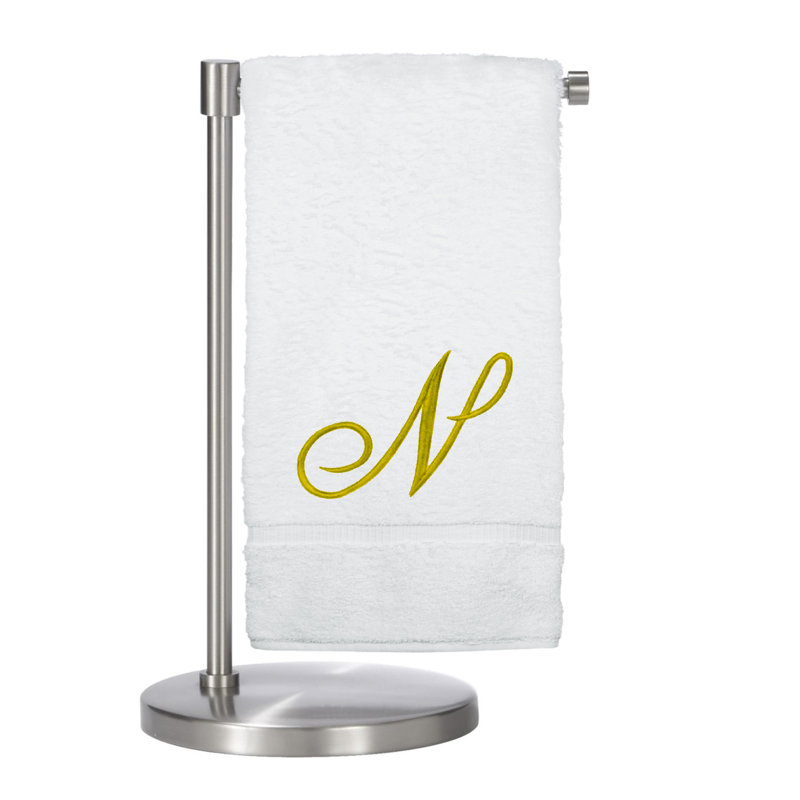 Super Plush Bath Towel, White/Gold, N