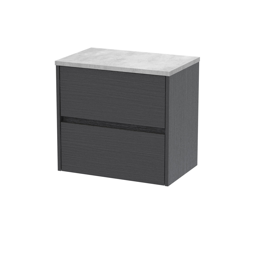 60m Wall Mounted Single Bathroom Vanity Base Only