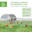 Grand poulailler en métal pour poulets Pawhut