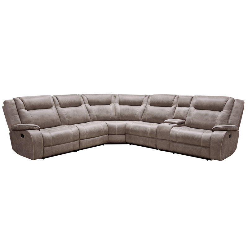 Canapé modulaire inclinable rembourré 6 pièces Brana