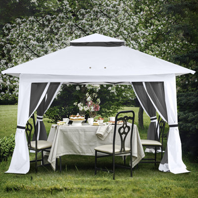 Pavillon de jardin en acier