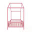 Lit simple avec auvent et balustrades hautes-1924987539