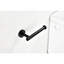 Distributeur de papier hygiénique mural en acier inoxydable noir mat Sus304