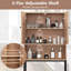 Freestanding Over The Toilet Storage-327829820