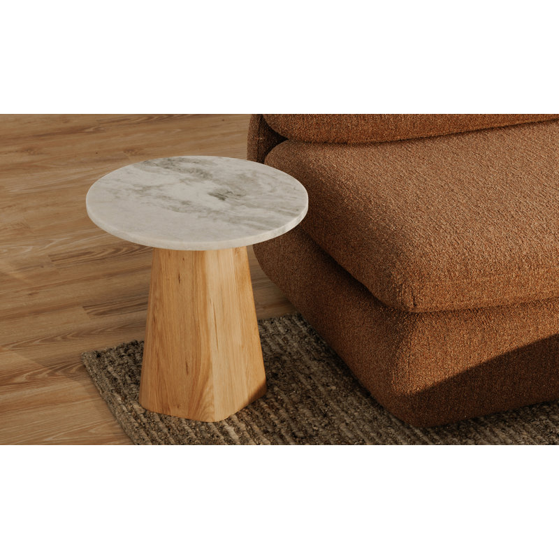 Evelyn Marble End Table