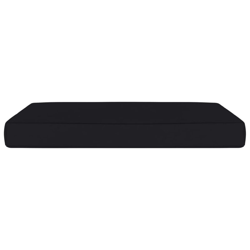 Outdoor Seat Cushion, Black, 2.4" H x 23.4" W x 23.4" D
