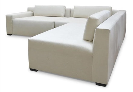 Alisa Upholstered L-Shaped Sectional Right Hand Facing, Bella Granite, Espresso