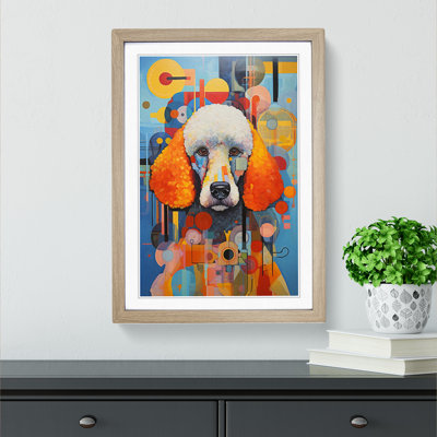 Poodle Constructivism - Framed Print