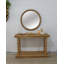 Miroir rond en rotin 31,9 po