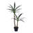 Artificial Green Yucca Tree in Black Planter Pot-382210485