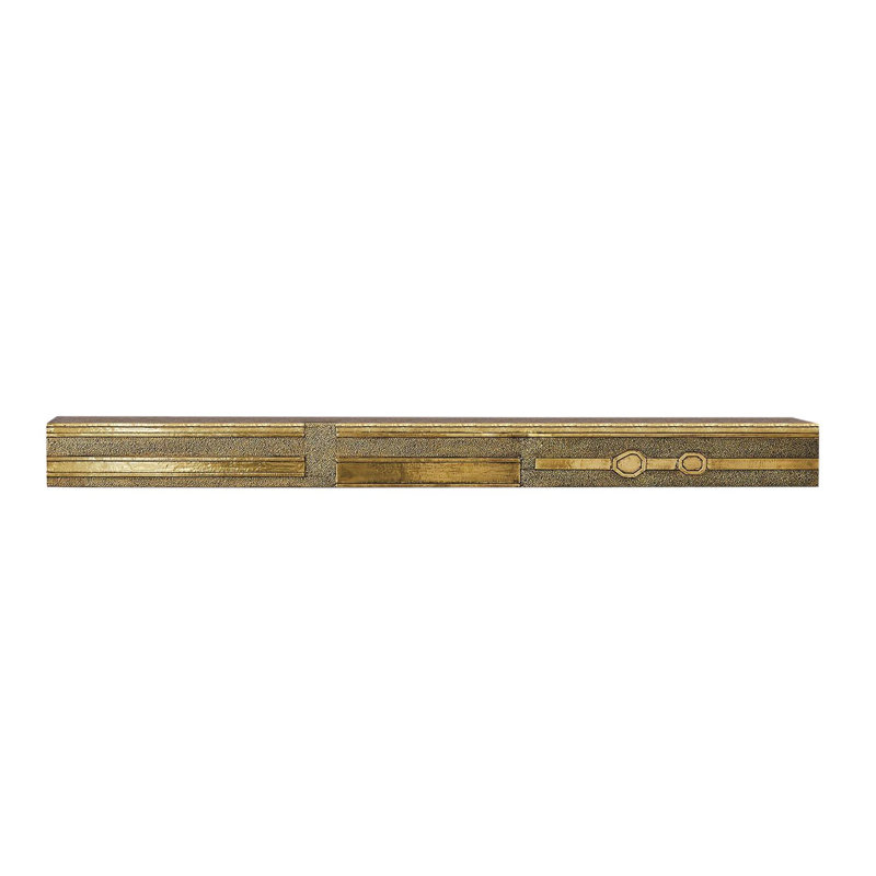 Abstract Block Cabinet-Brass