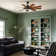  65" 9 - Blade LED Windmill Ceiling Fan with Wall Control and Light Kit Included