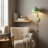 Pacitte Modern Mid-century Flower Bud Wall Sconces Sleek Plug In Wall Light Fixtures For Bedroom-124533499