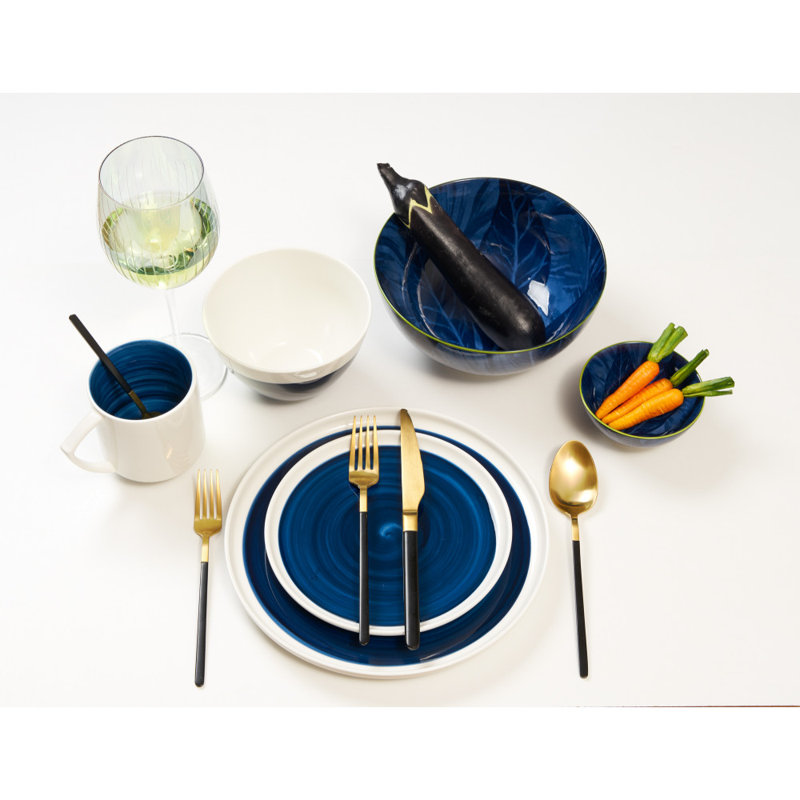 Felicia Piece Porcelain China Dinnerware Set - Service for 4