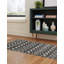 Tapis gris foncé en polypropylène tissé à la machine Briehn-307228093