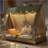House Bed With Tent And Light, Perfect For Imaginative Play And Cozy Sleep, Ideal For Children's Rooms-1746752025-1746752024