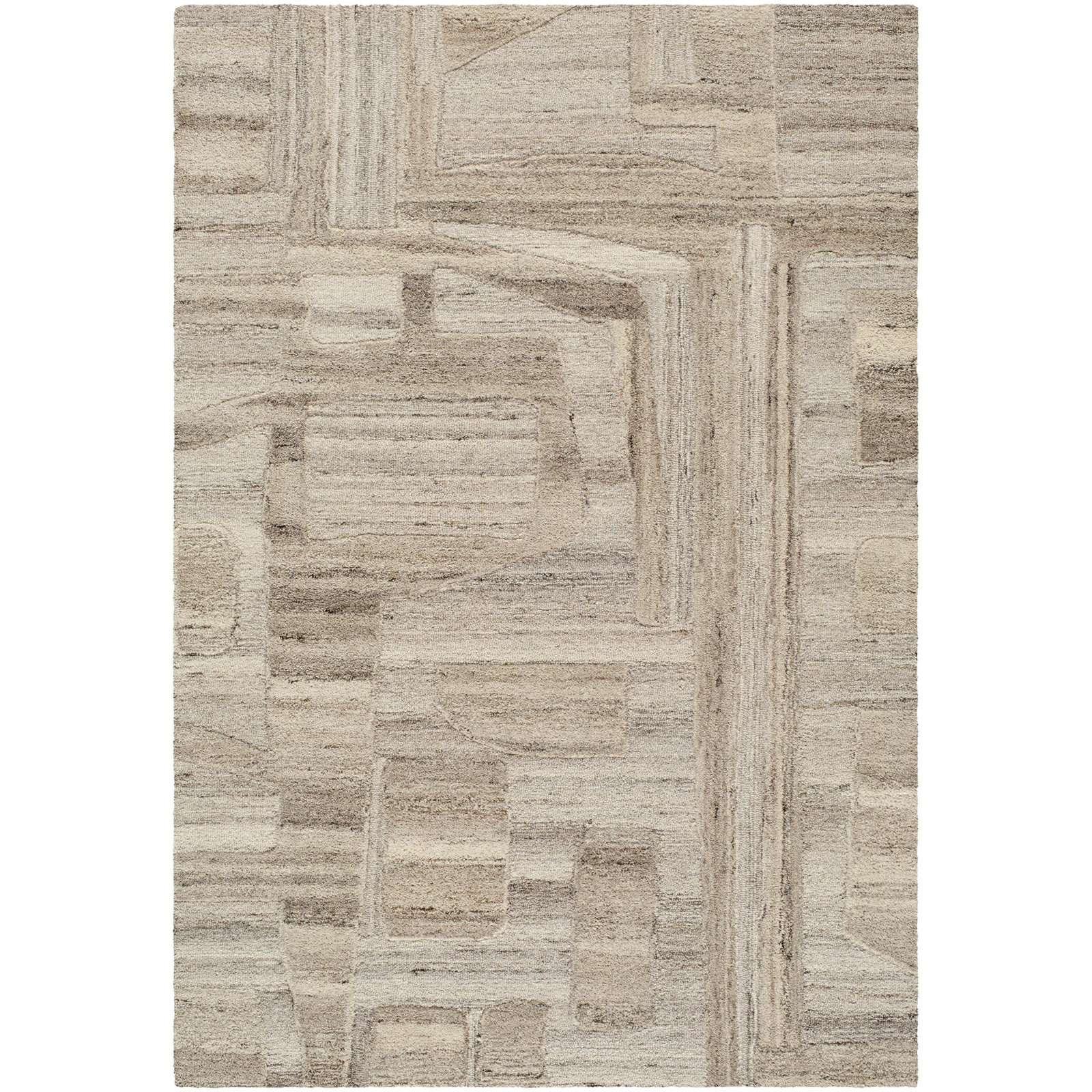 Mari Global Hand Tufted Area Rug, Rectangle 8' x 10'