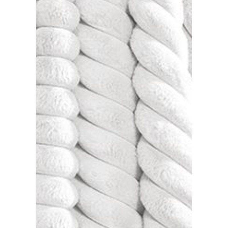  Jeté luxueux réversible en fausse fourrure 50 x 60 pouces Chinchilla / fourrure de lapin, Ivoire