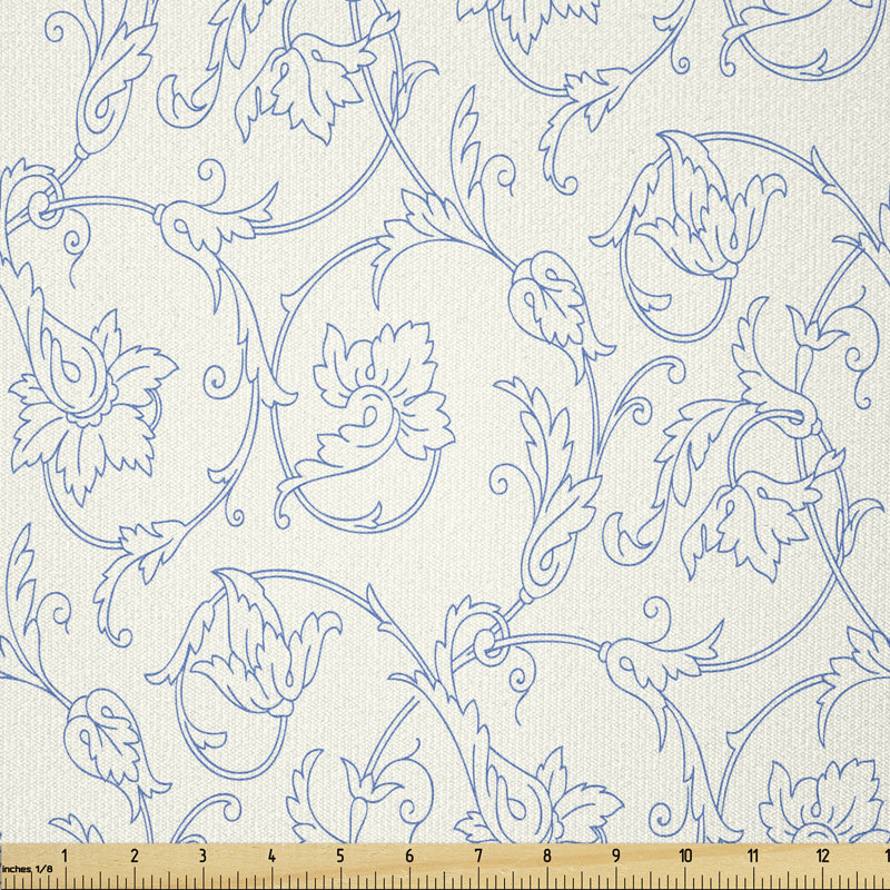 Cormari Flower Orchids Bohemian Petals Vines Multi-Purpose Fabric
