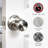 Terrace Passage Hall/Closet Door Knob with Universal 6-Way Latch-14651639