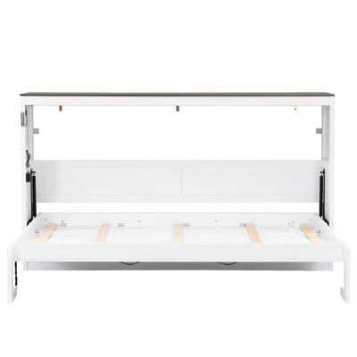 Twin Size Murphy Bed with LED Light