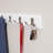 BirdRock Home Dual Hook Wall Mounted Coat Rack (White)-1600730001