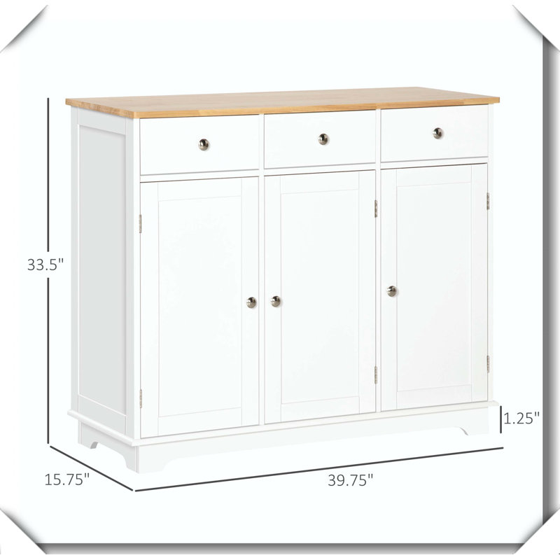 Buffet anti-basculement facile à nettoyer