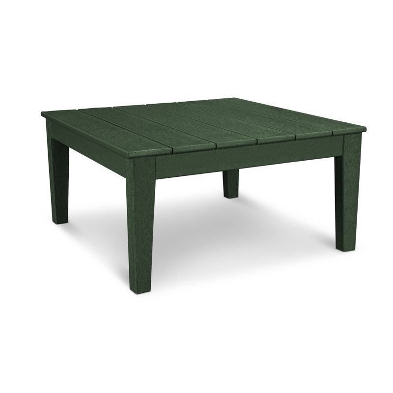 POLYWOOD Newport 36" Conversation Table, Green