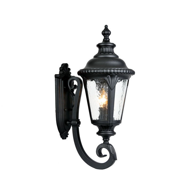 Lanterne murale d'extérieur 3 lumières Appel, Noir mat, H 19,5 po x l 8 po x P 11,25 po