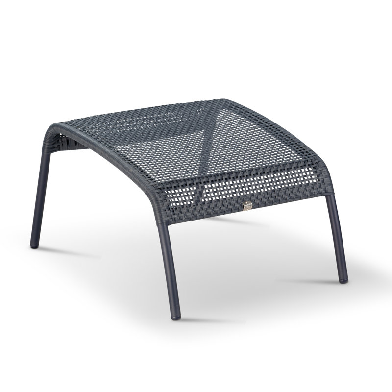 Méridienne d'extérieur en aluminium thermolaqué Behm, Noir mat