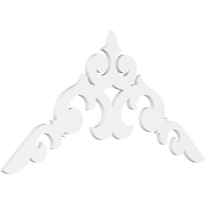 Kendall Signature Urethane Gable Pediment, Primed Tan