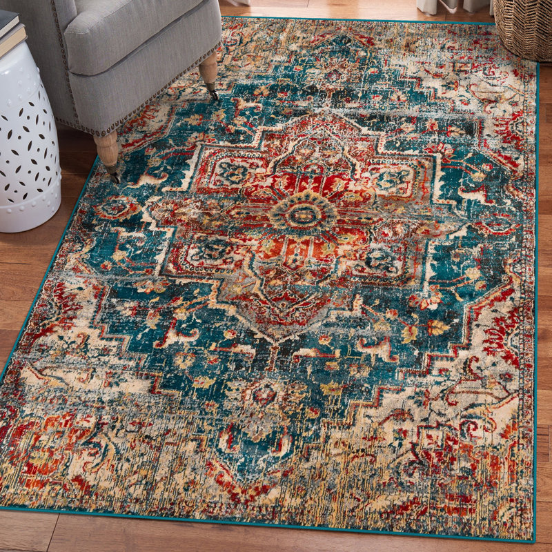 Tapis bleu Adagio, Rectangle 6 pi x 9 pi