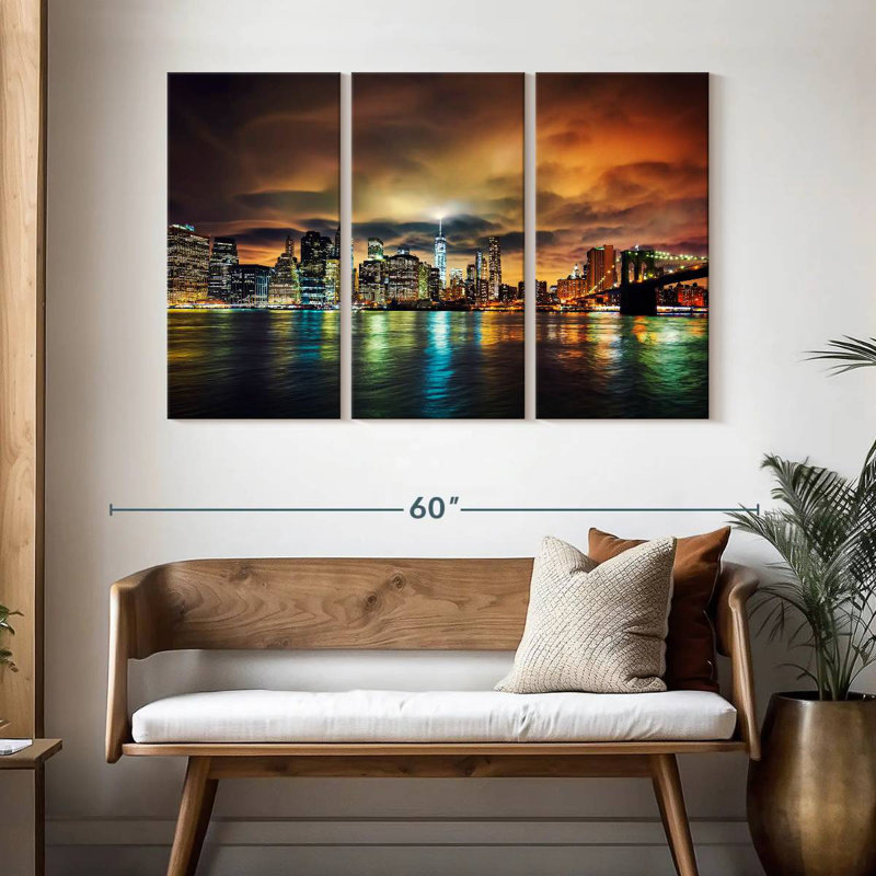 Kavia Stunning Manhattan, 32" H x 50" W