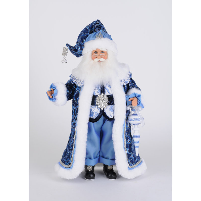 Jeweled Chinoiserie Santa