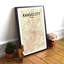 Kansas City Map - No Frame Print-540142212