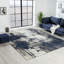 Stourbridge Abstract Area Rug in Navy/White/Gray-1236132366