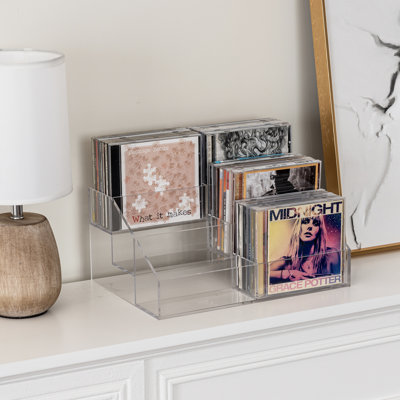 3 Tier Multimedia Tabletop Storage