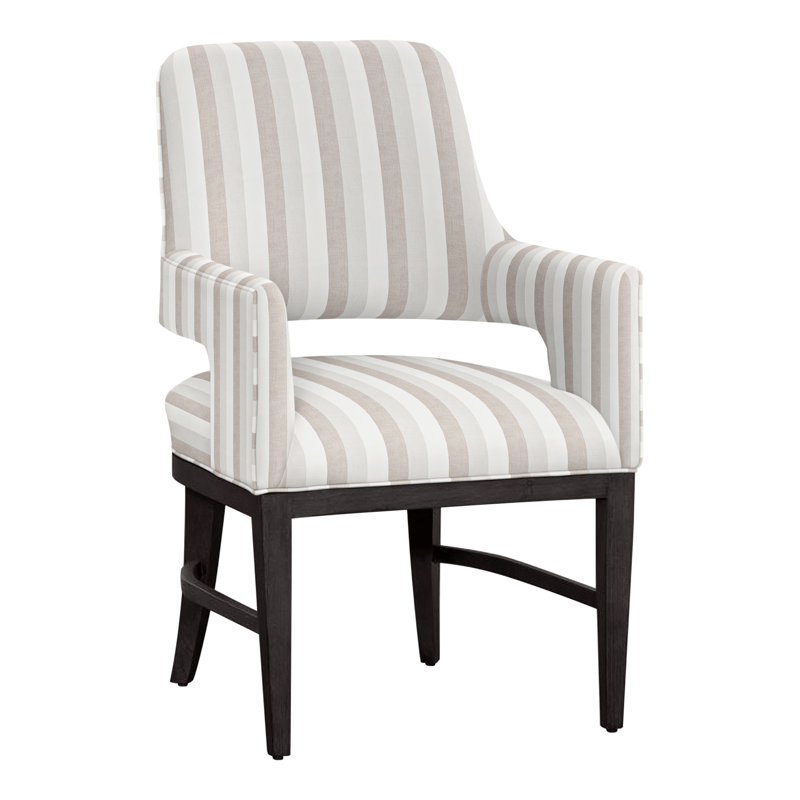 Chaise avec accoudoirs Josie, Lin Perigold Direction, Gris anthracite