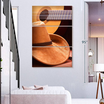 Abarca Country Hat And Guitar