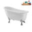 1348.7mm x 650.2mm Freestanding Soaking Acrylic Bathtub-1082528723-1082528725