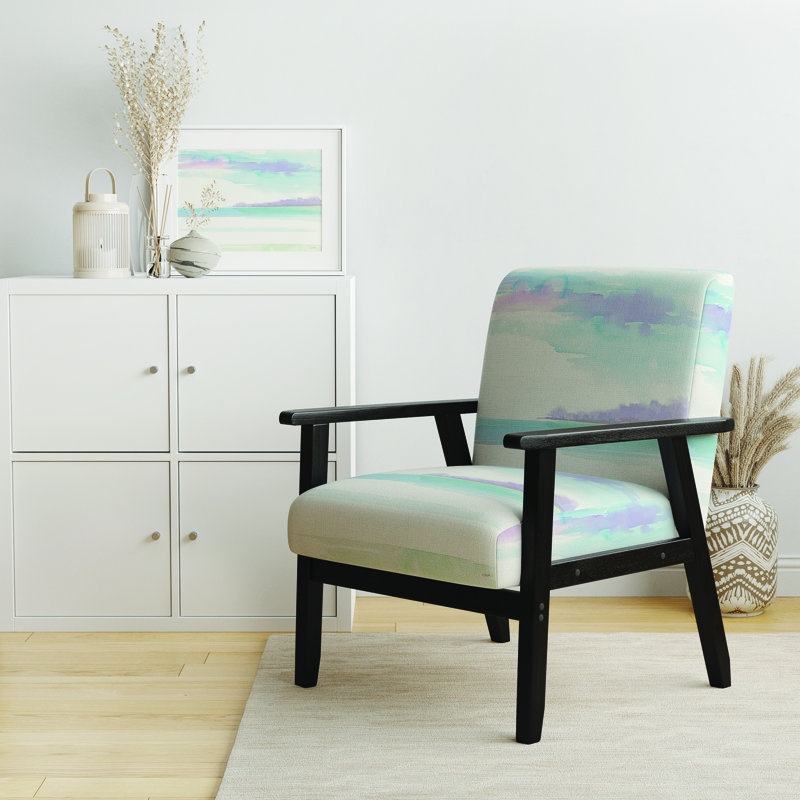 Hergen - Horizon - Fauteuil d'appoint rembourré en velours