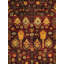 Tapis rouge / ivoire Agra