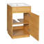 Ensemble de meuble-lavabo simple autoportant avec porte à fermeture douce